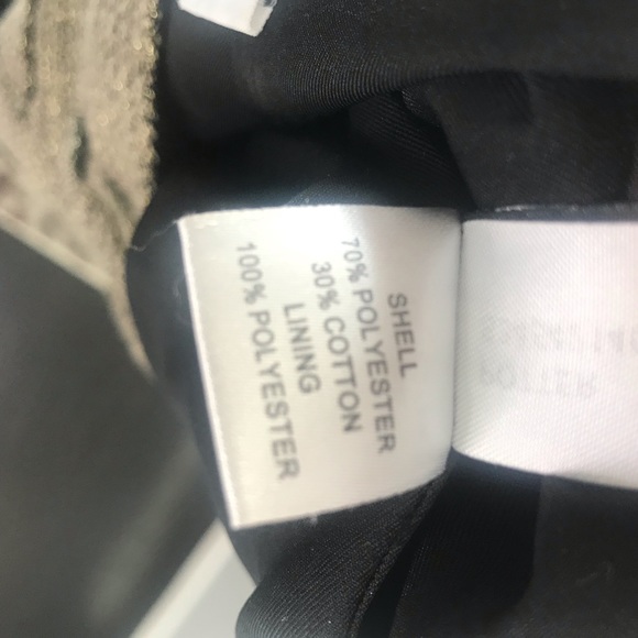 Diane Von Furstenberg Metallic Gold Crop Pants - Picture 8 of 8